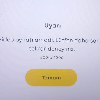 Turkcell TV+ 800-p-1006 Video Oynatılamıyor Hatası