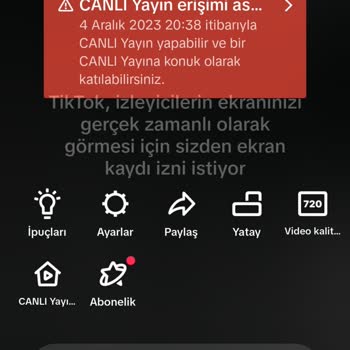TikTok Canlı Yayın Askıya Alındı!