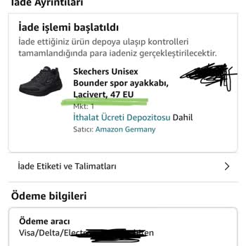 Amazon TR'nin Yanlış Ürün Yollaması