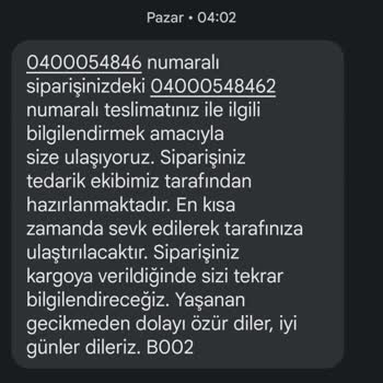 Penti Ürünlerimi İptal Etti