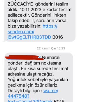 Sendeo Kargoyu Teslim Etmemesi