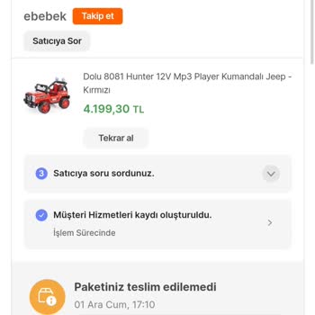 Hepsiburada Kampanya İle Aldığım Ürünü Usulsüzce İade Edilmesi
