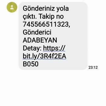 Ada Beyan Adı Altında Gönderilen Kargo Mesajı