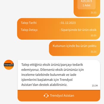 Elart Ücretini Aldığı Ürünümü Yollamıyor