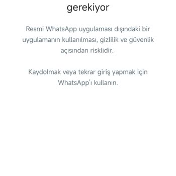 WhatsApp Spam Yedim