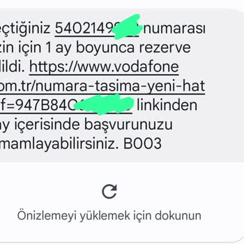 Vodafone Rezerve Numara Sistemde Askıda Kaldı