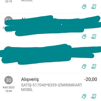 İzmirim Kart Uygulaması Parayı Çekip Yükleme Yapmıyor