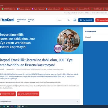 Yapı Kredi Bankası Word Card BES Puan Oyunu