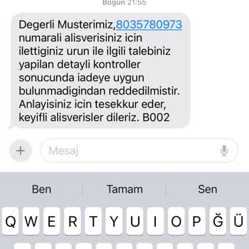 Trendyol Yemek Siparişi Ücret İadesi Yapılmıyor