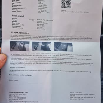 Media Markt Sözünü Tutmayan Bir Şirket