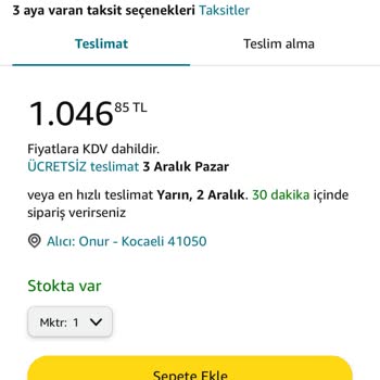 Amazon Fazla Ücret Kesintisi