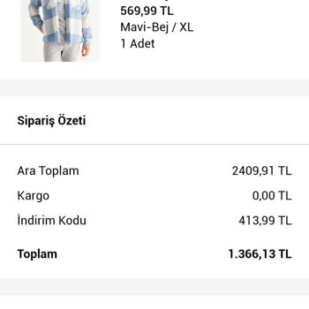 Altınyıldız Classics Ürün Eksikliği Eksik Ürün