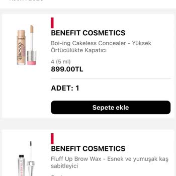 Sephora Benefit Hediye Çanta Vaadi Yerine Getirmemesi