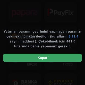 BaşarıBet Para Çekimi Yapılmıyor
