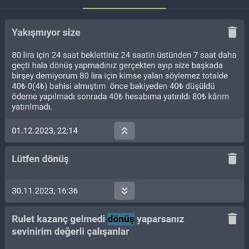 Galabet Rulet Para Ödemedi