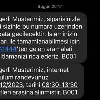 Türk Telekom Eve İnternet Kurulumu İçin Teknik Ekibin Gelmemesi Sorunu