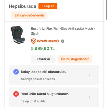 Hepsiburada Kargomu Kaybettiler Ücretimi İade Etmiyorlar