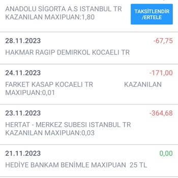 Anadolu Sigorta Kredi Kartımdan Bilinmeyen Harcama