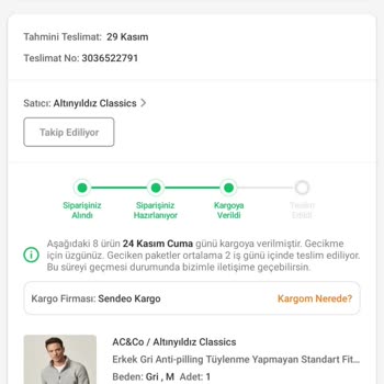 Trendyol Ürününün Arkasında Durmuyor