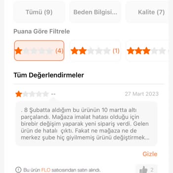 FLO Ayakkabı FLO Hatalı Ayakkabı Gönderdi Tabanları Yarıldı