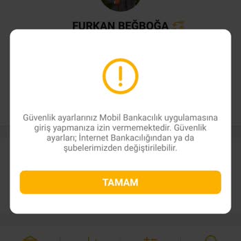 VakıfBank Güvenlik Ayarları Nedeniyle Giriş Yapamama