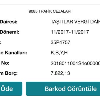 Gelir İdaresi Başkanlığı Bana Ait Olmayan Plaka Üzerinden Ceza