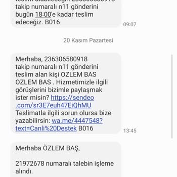 Sendeo Kargo Ürünlerimi Kaybetti