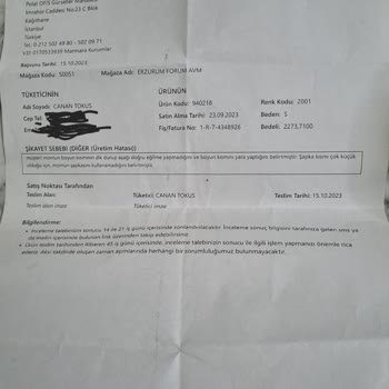Kusurlu Ürüne Sahip Çıkmayan Hummel