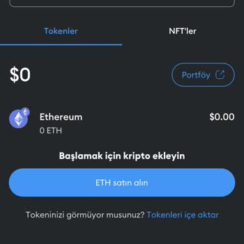 Metamask Ethereumlarım Görünmüyor