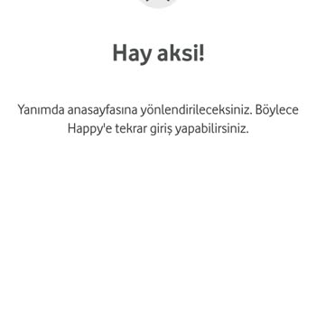 Vodafone Yanımda Uygulaması Sorunu