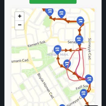 Konya Büyükşehir Belediyesi Otobüs Durakları Kestirmeden Geçip İlerliyor