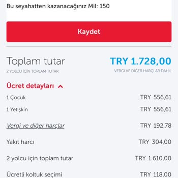 THY Ücretli Koltuk Satmasına Rağmen Farklı Koltuklara Atama