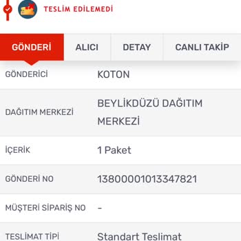 KARGOMsende Teslimat Ve İlgisiz Müşteri Hizmetleri