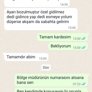 Başak Traktör Servis İn İstenilen Saatte Gelmemesi