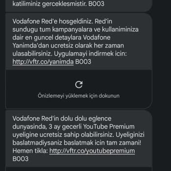 Vodafone Youtube.com Premium Link Sorunu