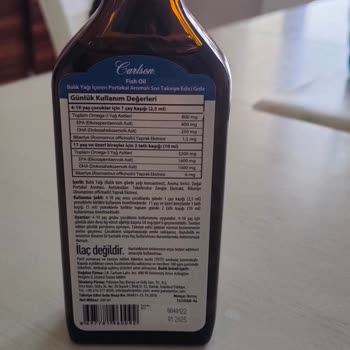 Palmiye İlaç Carlson Balık Yağı