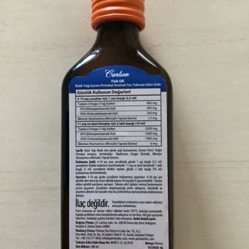 Palmiye İlaç Carlson Balık Yağı