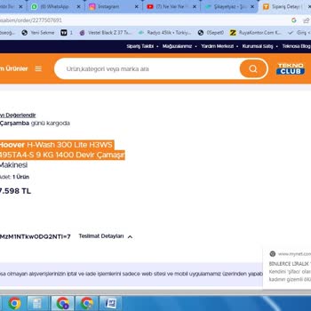 Hoover Kalitesiz Ürün Vasat Servis
