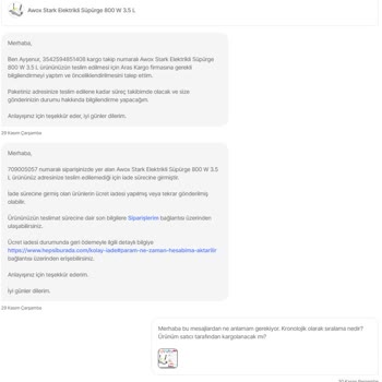 Hepsiburada 709005057 Numaralı Sipariş Bypazar Awox Süpürge