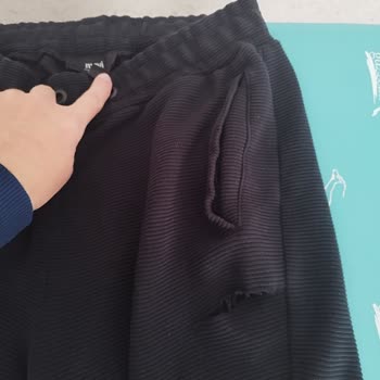 Mavi Marka Eşofman Altı Kısa Sürede Yırtılması