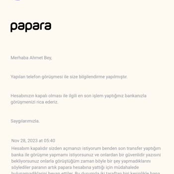 Enpara Yüzünden Papara Hesabıma Giremiyorum