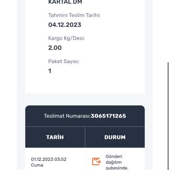 Sendeo Kargo Dağıtıma Çıkmıyor