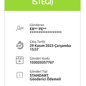 Yurtiçi Kargo Varış Biriminde (iade İsteği) Sorunu