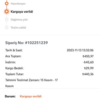 Modanisa Teslim Edilemeyen Ürün