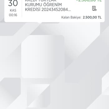 KYK Eksik Yatan Para