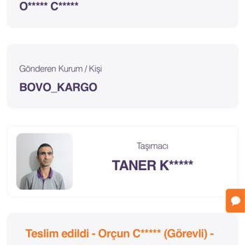 BOVO Ürünüm Teslim Edilmedi