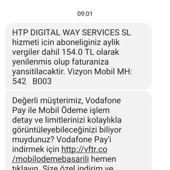 Vodafone Digital Abonelik İptali
