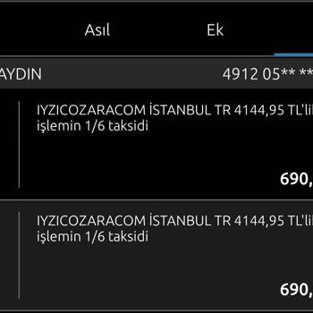 Zara Kredi Kartımdan Çift Çekim Yaptı