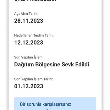 AGT Kurye (aynigunteslim.com) AGT Hiçbir Şekilde Dönüş Yapmıyor