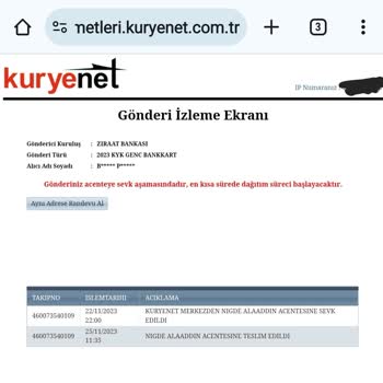 Niğde Kuryenet Kartı Mı Getirmiyor